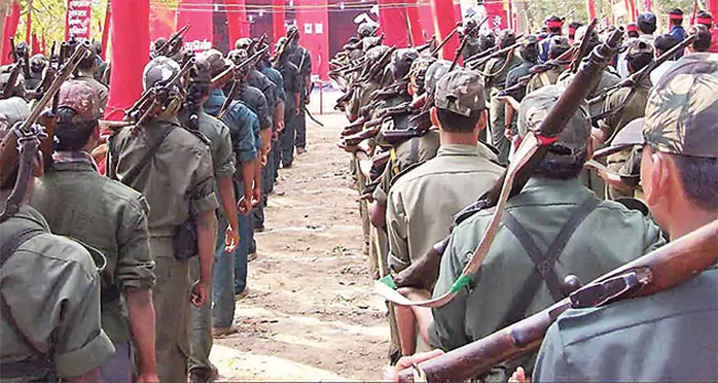 41 Maoists Surrender Before Telangana DGP, 24 Guns Seized