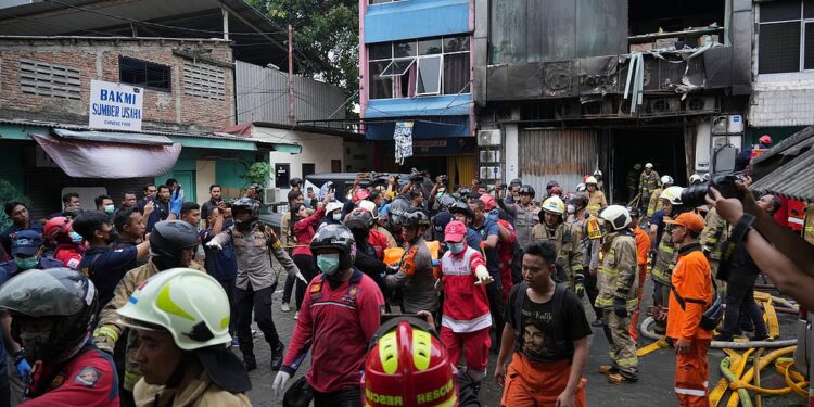 Fire in Indonesia