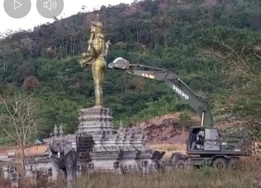 Thai Army Destroys Hindu Deity Statue in Cambodia Clash