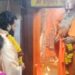 Rishab Shetty Visits Anjanadri Hill, Hanuman’s Birthplace, with Wife