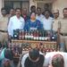 excise police arrest five in hyderabad for selling fake liquor in branded bottles, seize goods worth ₹8 lakh.
