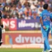 in the first odi, daryl mitchell’s 84 and half-centuries by conway and nicholls help new zealand post 300/8, setting a big target for india.