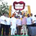 superstar krishna statue unveiled at vijayawada lenin center as film and political leaders pay tribute to the legendary actor.