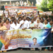 Devineni Avinash leading prayers at Vijayawada Venkateswara temple over Tirumala laddu ghee controversy