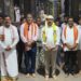 Minister Kollu Ravindra offering prayers at Simhachalam and Sampath Vinayaka temples in Visakhapatnam