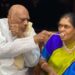 former andhra pradesh cm konijeti rosaiah’s wife sivalakshmi passed away in hyderabad due to old age. leaders pay tributes.