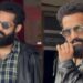 jr ntr new look grabs attention as the star is spotted at shamshabad airport amid dragon movie shooting updates.