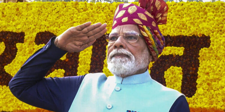 Republic Day parade at Kartavya Path showcasing India’s military strength