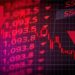 Indian stock market crash with Sensex and Nifty falling