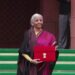 Nirmala Sitharaman presenting Youth Power Budget in Parliament