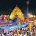 Devotees participating in Maha Shivaratri Vahanam processions at Sri Sailam