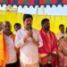 Minister Kollu Ravindra inaugurating Ann Canteen in Machilipatnam with RTC Chairman