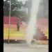 NTR Stadium whirlwind lifting dust and debris in Anakapalle