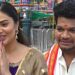 Srimukhi Mukku Avinash RJ Chaitu offering prayers at Tirumala