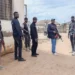 Aftermath of Kwara State terrorist attack showing destroyed homes and burned shops