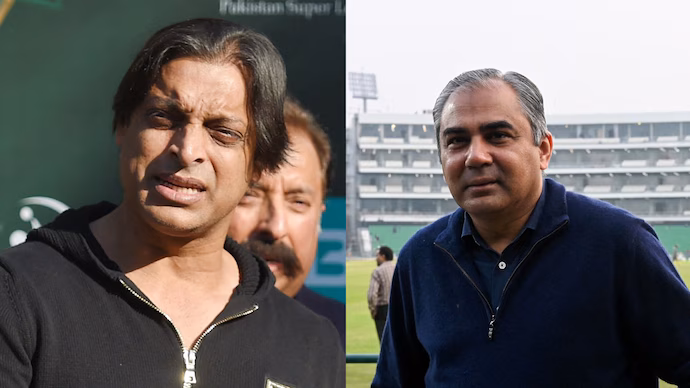 Shoaib Akhtar speaking about PCB chairman Mohsin Naqvi controversy