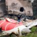 Air India Flight 171 Boeing 787 crash site in Ahmedabad