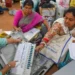 Officials counting votes in Telangana municipal elections 2026