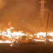 Pragathi Nagar fire accident after cylinder explosion