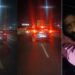 Fake police siren car stopped by locals near Vijayawada Varadhi Junction