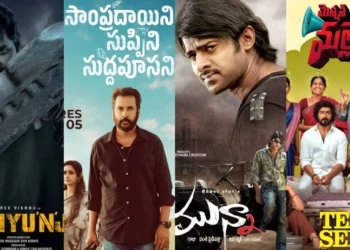 Collage of OTT Highlights: Netflix, Prime, Aha, ZEE5, Jio Hotstar shows