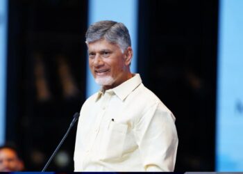 CM Naidu reviews the rain situation in a teleconference from UAE