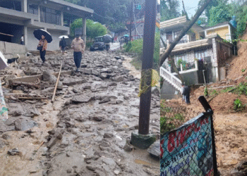 Torrential rains in Darjeeling and East Nepal wrecked havoc, leaving several dead and many injured