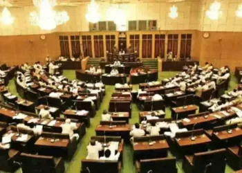 Andhra Pradesh Assembly during Budget Session proceedings