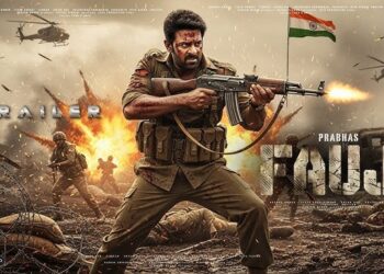Prabhas in Fauji movie first look poster