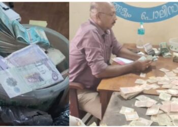 a beggar in kerala died in a road accident, shocking locals after police found over ₹4.5 lakh cash and foreign currency.