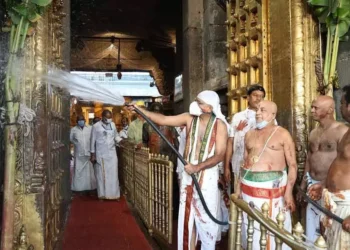 Koil Alwar Tirumanjanam ritual at Sri Kapileswara Swamy Temple Tirupati