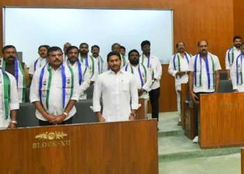 Governor Abdul Nazeer addressing Andhra Pradesh Assembly during Budget Session