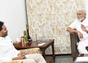 YS Jagan Mohan Reddy meeting Ambati Rambabu at Tadepalli residence