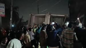 Rescue operations underway after building collapse in Kota Talwandi area